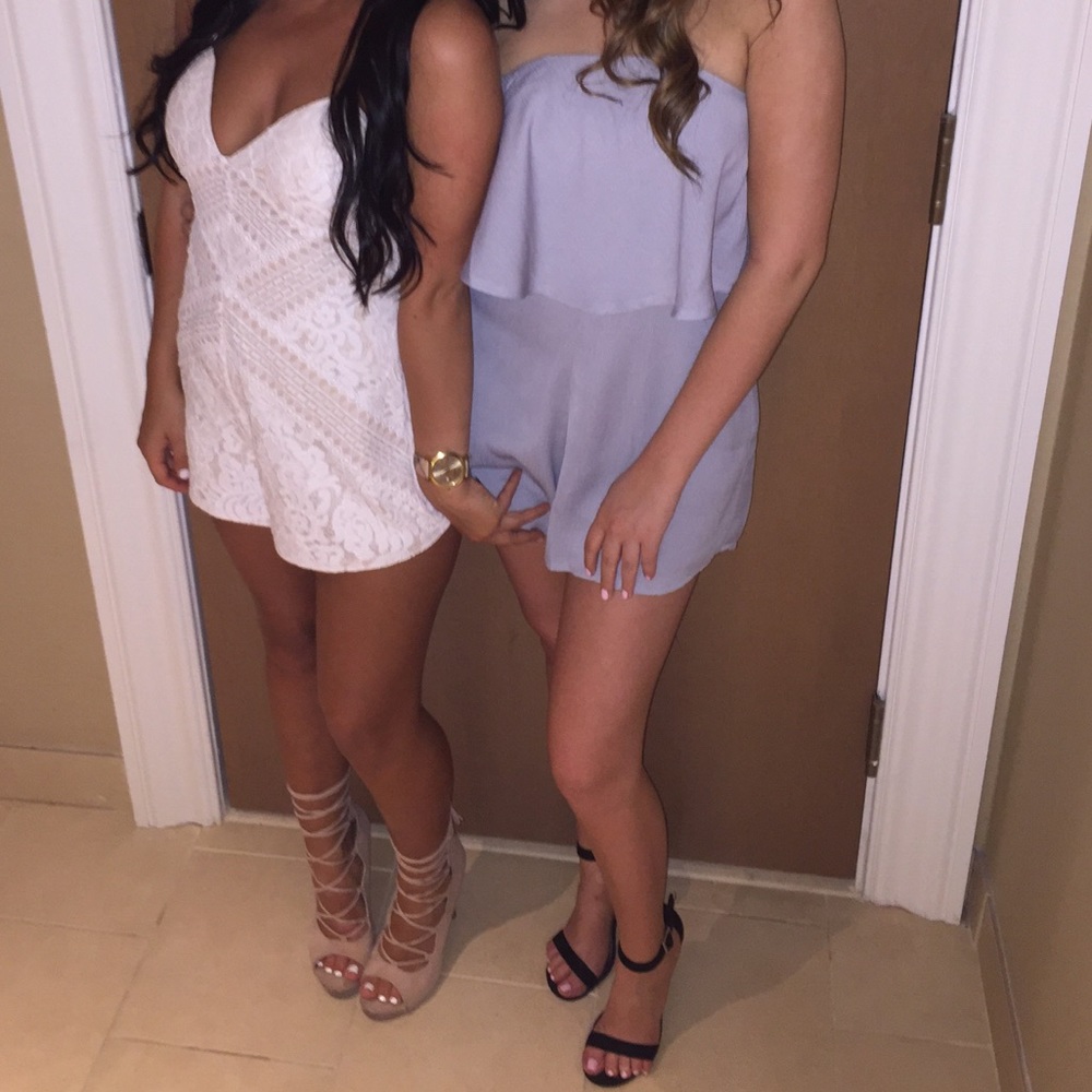 Gray Romper